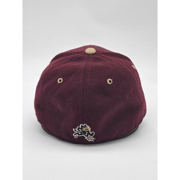 Vintage Zephyr Arizona State University ASU Sun Devils Fitted Hat 7 1/4 1990’s - Picture 3 of 7